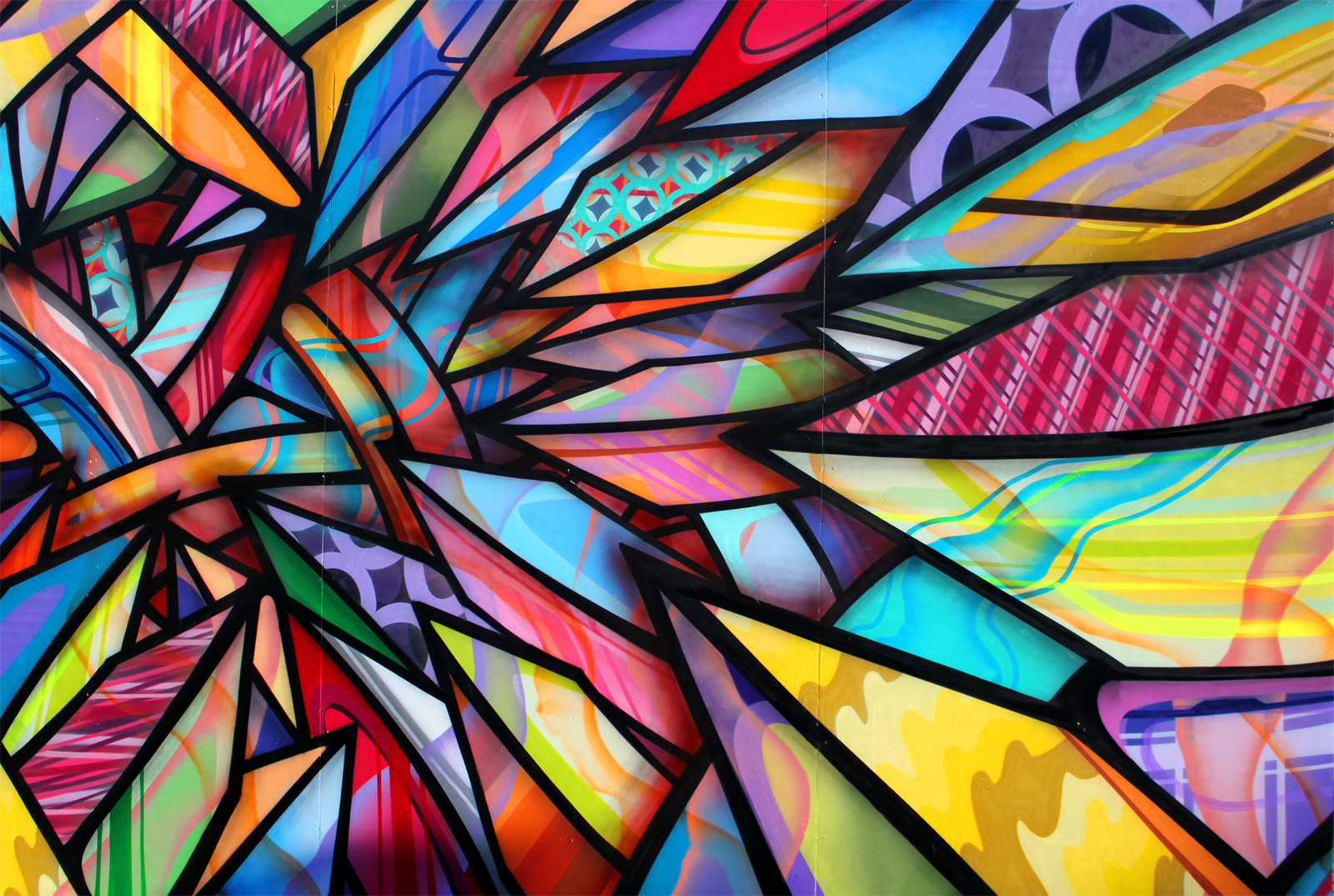 Close up of the mural Apexer and Adobe created for the #CreateNow campaign